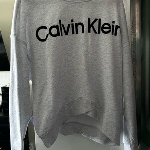 Calvin Klein Light Gray Logo Tee